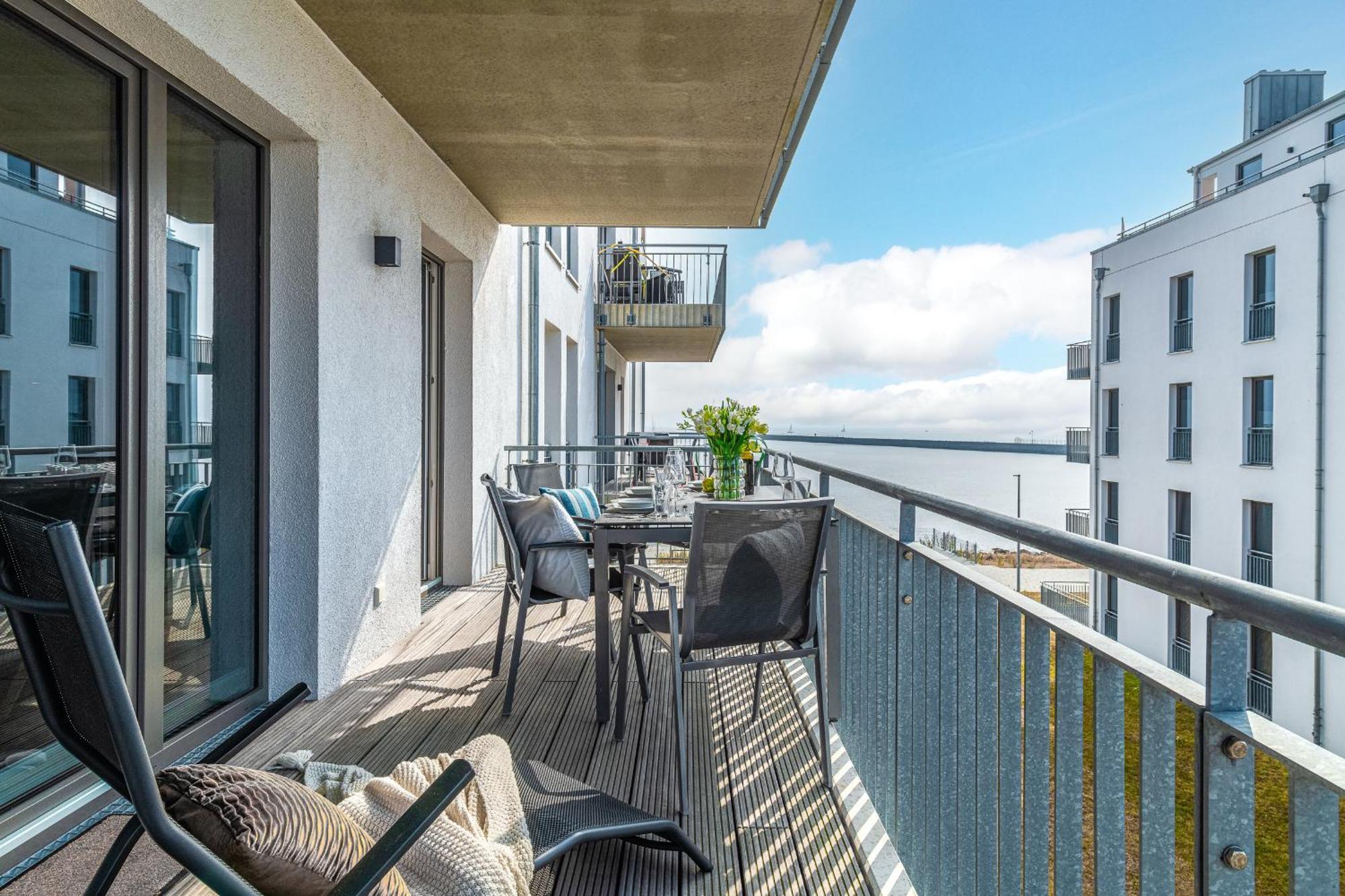 Apartamento Ocean Storm- 2 Og, Balkon, Kamin Olpenitz Exterior foto